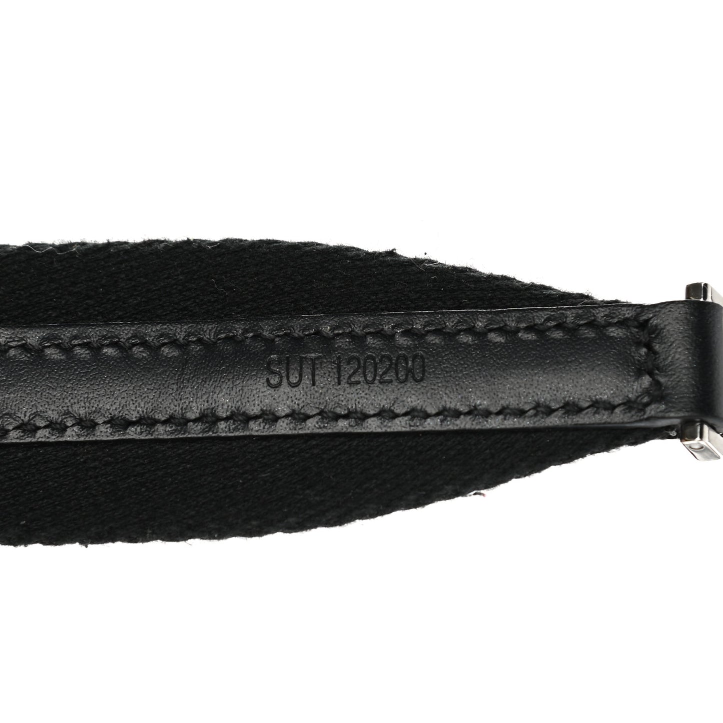 Canvas Calfskin Adjustable Shoulder Strap Grey