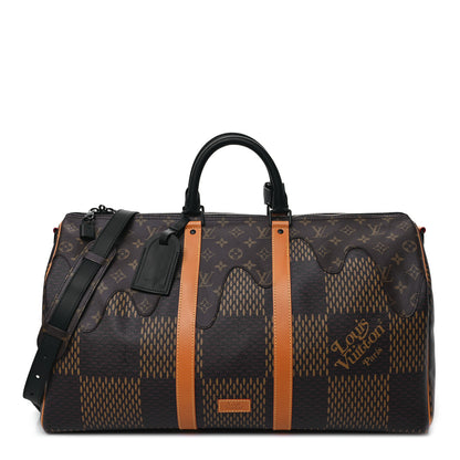 Louis Vuitton x Nigo Giant Damier Ebene Monogram Keepall Bandouliere 50 1 of 7