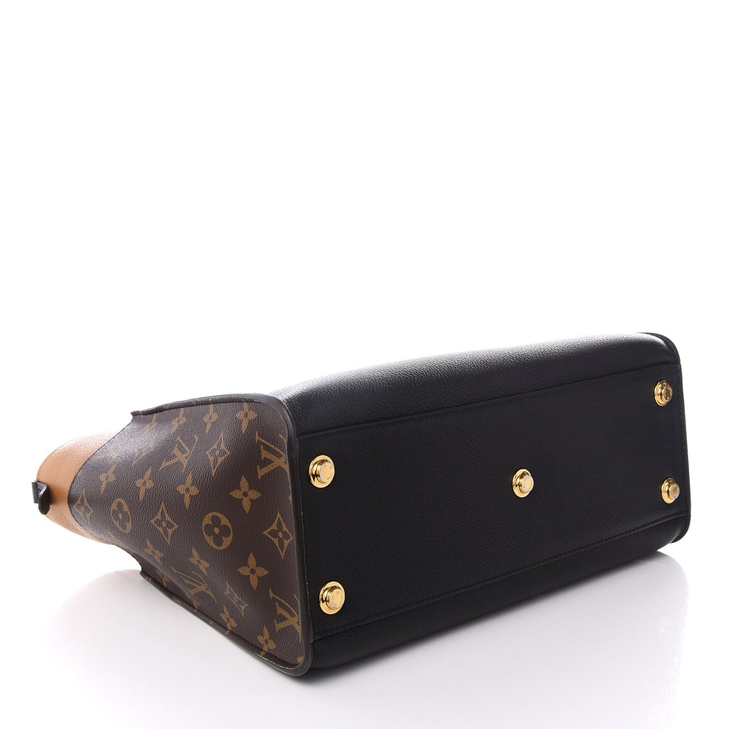 Calfskin Monogram On My Side Black