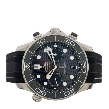 Omega Stainless Steel Rubber 44mm Seamaster Diver 300M Co-Axial Master Chronometer Automatic Watch Black 210.32.44.51.01.001 2 of 4