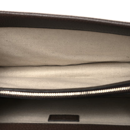 Gucci Monogram Jumbo GG Textured Dollar Calfskin Embroidered Small Dionysus Shoulder Bag Camel Ebony New Acero Multicolor 5 of 11
