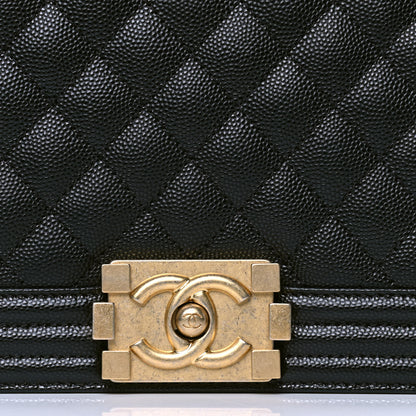 Chanel Caviar Quilted New Medium Boy Flap Black 5 of 5
