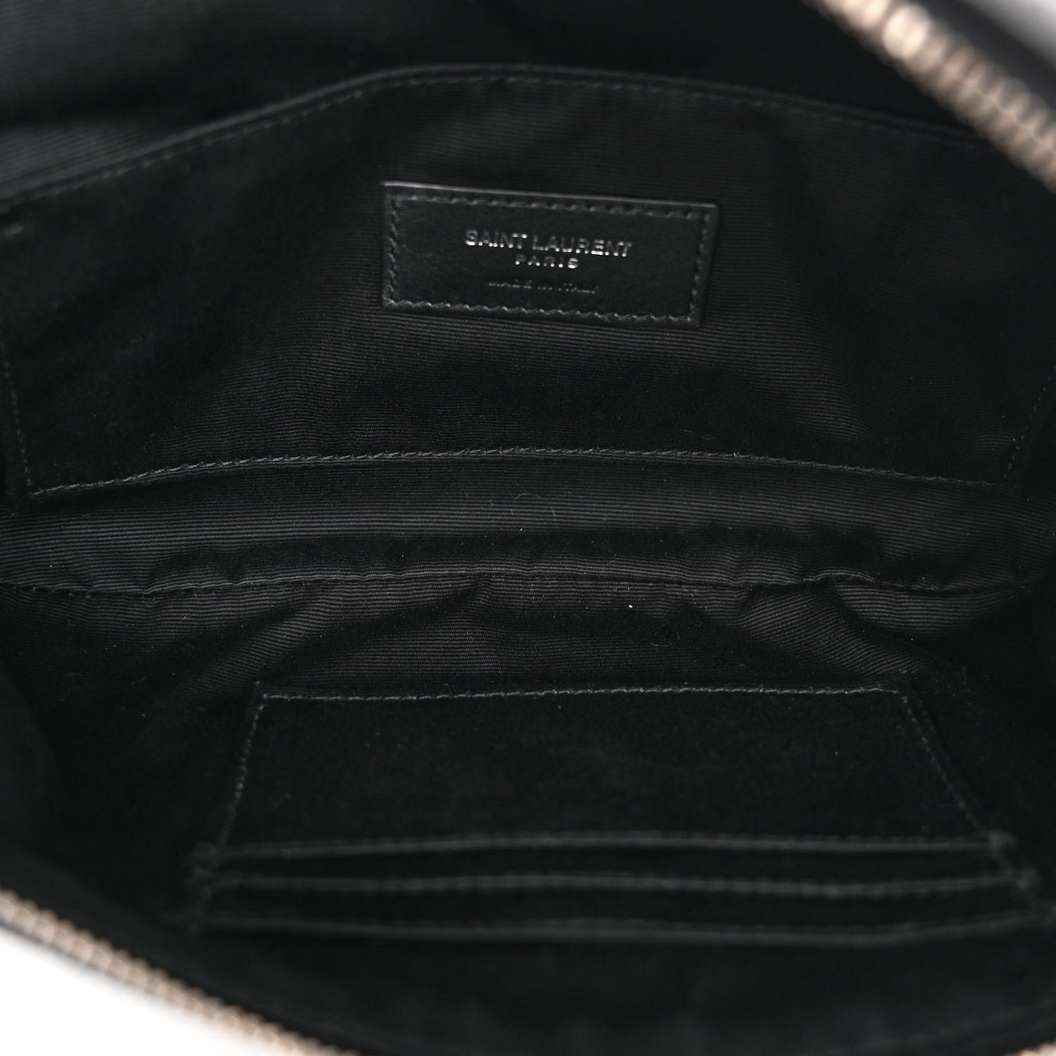 Saint Laurent Canvas Monogram Belt Bag Black 5 of 9