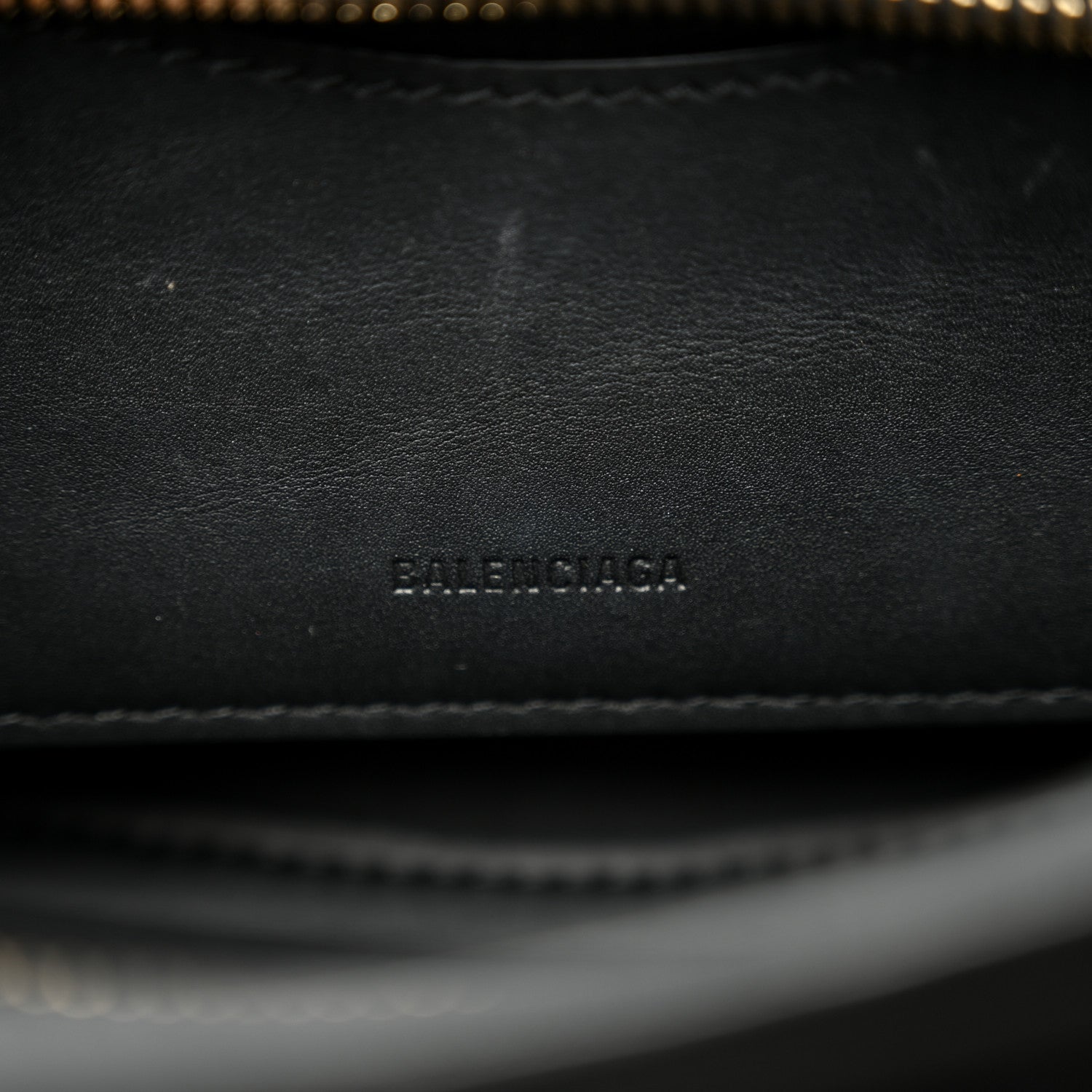 Balenciaga Smooth Calfskin Neo Classic Brass Hardware Nano City Crossbody Black 6 of 10