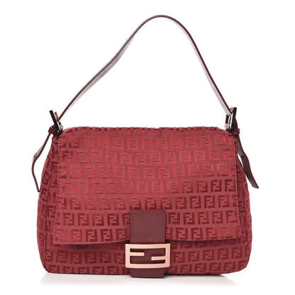 Fendi Zucchino Mama Baguette Red 1 of 7