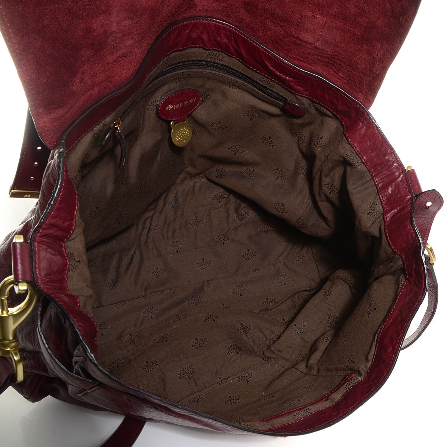 Mulberry Soft Buffalo Leather Oversized Alexa Conker 5 of 12