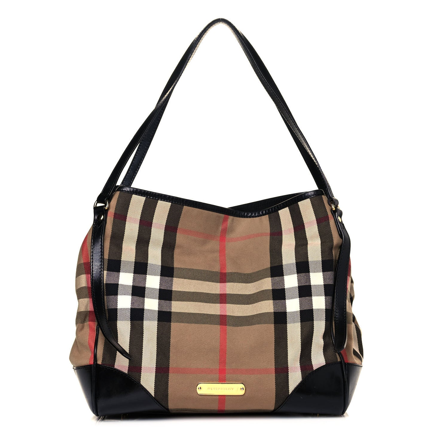 House Check Canterbury Tote Black