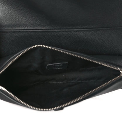 Christian Dior Grained Calfskin Kim Jones Saddle Bag Black 4 of 6