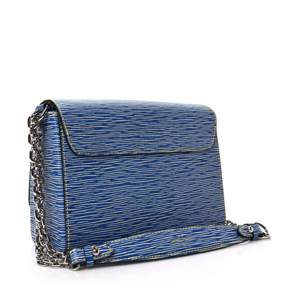 Louis Vuitton Epi Twist Shoulder Bag MM Denim Light 3 of 8