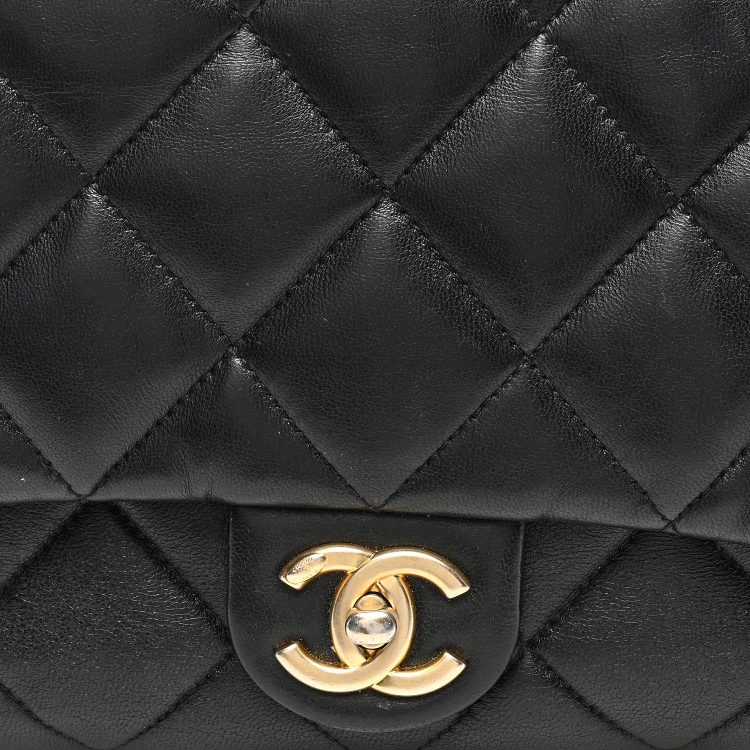 Chanel Lambskin Quilted Large CC Funky Town Flap Black 8 of 10