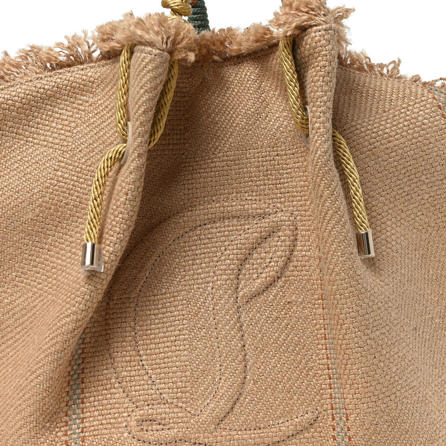 Christian Louboutin Raffia Woven By My Side Shoulder Bag Natural