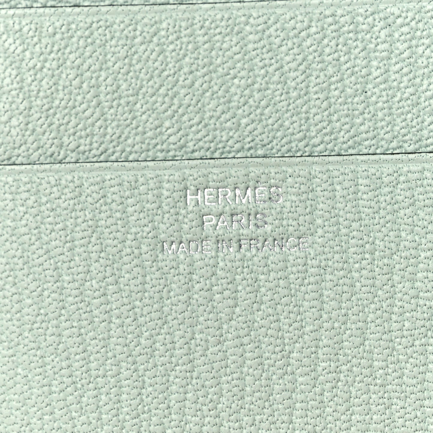 Chevre Mysore Tri-Fold Compact Bearn Wallet Vert Peppermint