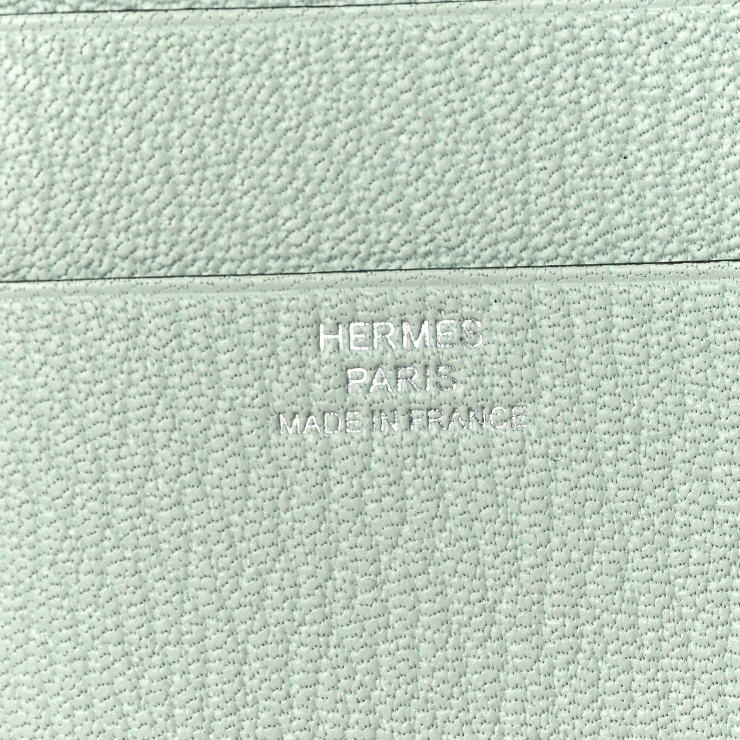 Hermes Chevre Mysore Tri-Fold Compact Bearn Wallet Vert Peppermint 6 of 9