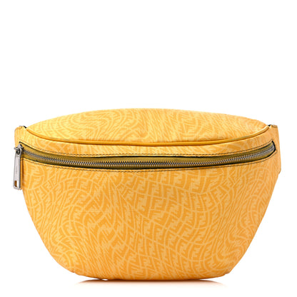 Fendi X SARAH COLEMAN Glazed Fabric Vitello Grace Light Micro FF Vertigo Belt Bag Mimosa 1 of 12
