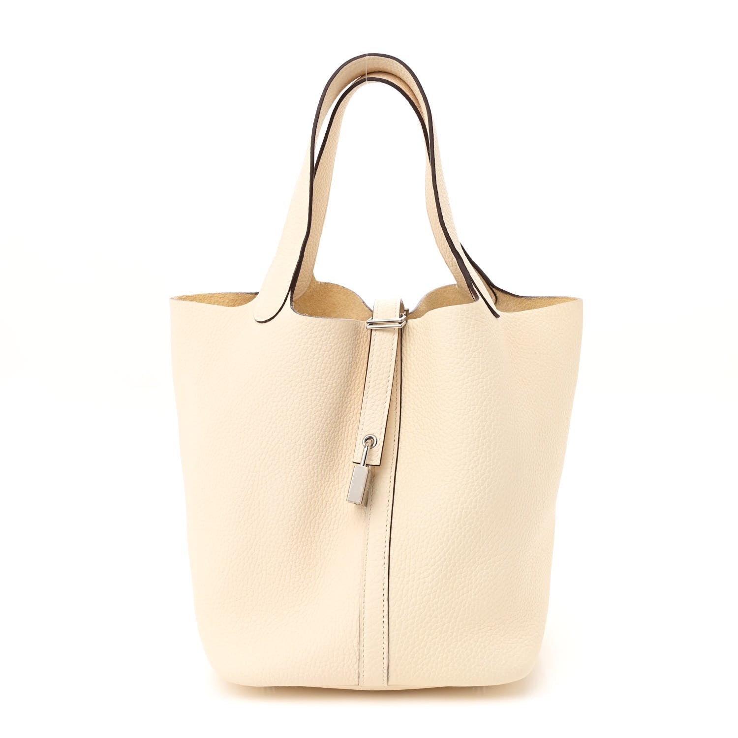 Hermes Taurillon Clemence Picotin Lock 22 MM Nata 1 of 15