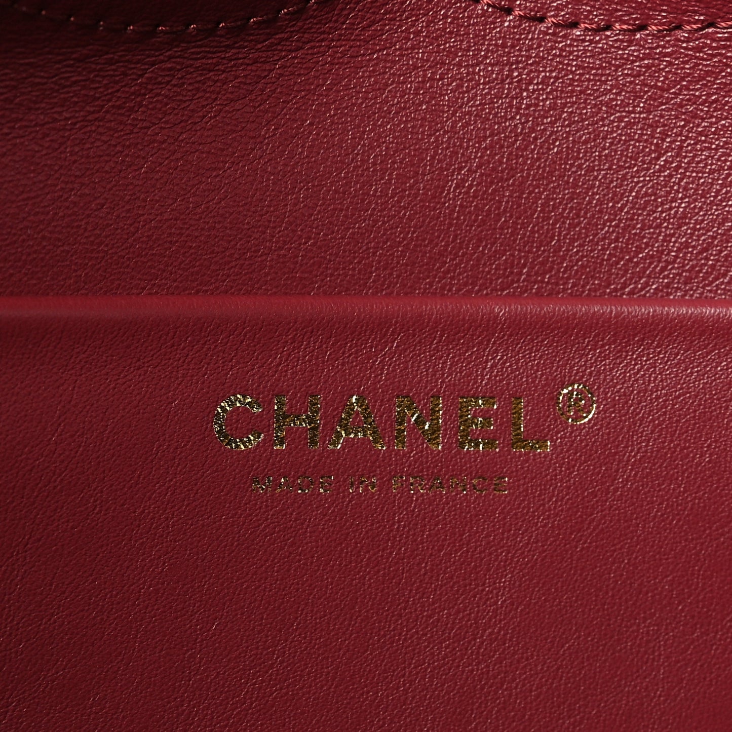 Grained Calfskin Small Souplissimo Maxi Flap Burgundy