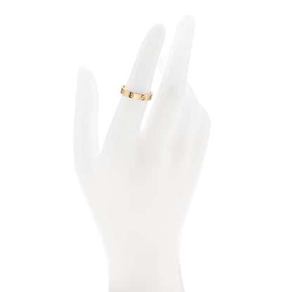 Cartier 18K Yellow Gold 3.5mm LOVE Wedding Band Ring 51 5.75 2 of 5