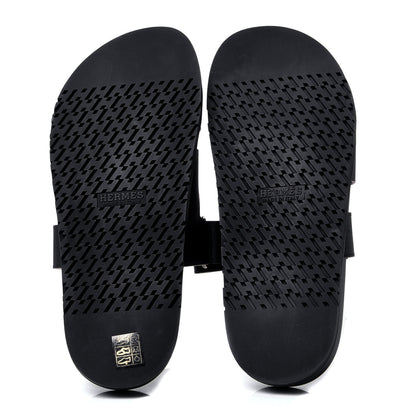 Hermes Epsom Mens Chypre Sandals 44 Black 3 of 5