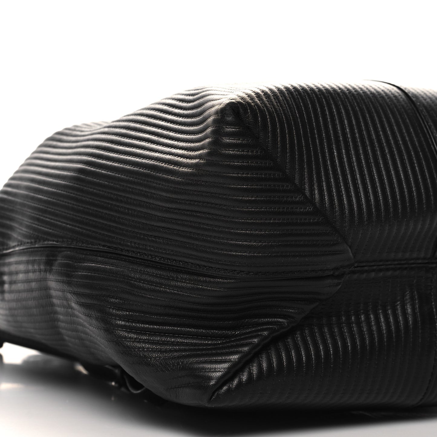 Calfskin Quilted Prisma Skeletal Backpack Black