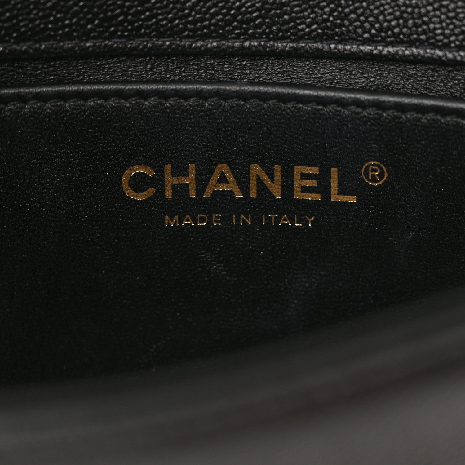 Chanel Caviar Quilted Small Chain Around Boy Messenger Bag Black 6 of 10