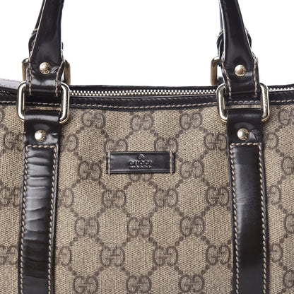 Gucci GG Plus Monogram Small Joy Boston Dark Brown 10 of 10