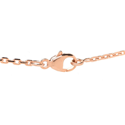 Hermes Lacquered Rose Gold Mini Pop H Pendant Necklace White 5 of 7