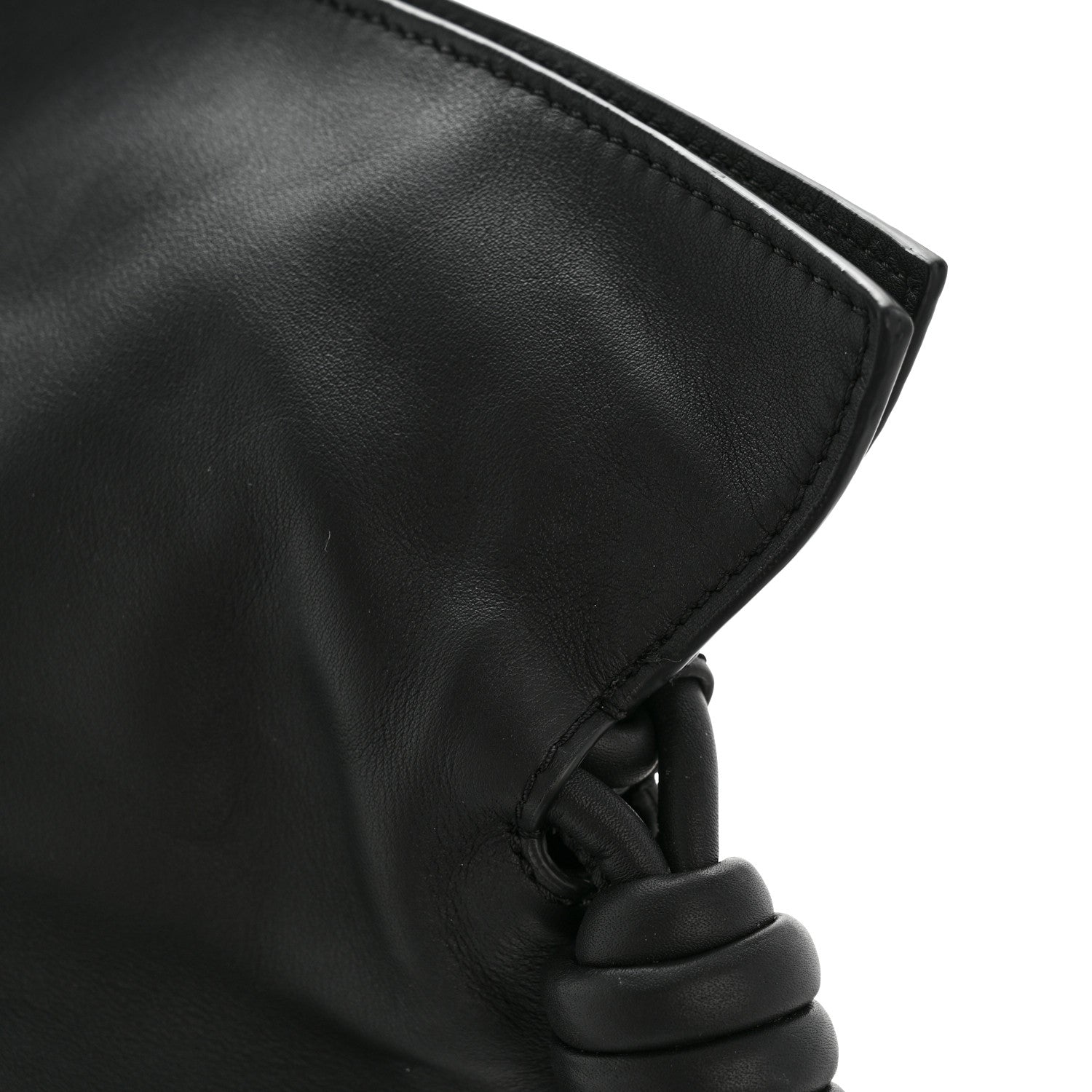 Loewe Nappa Medium Flamenco Knot Bag Black 10 of 10