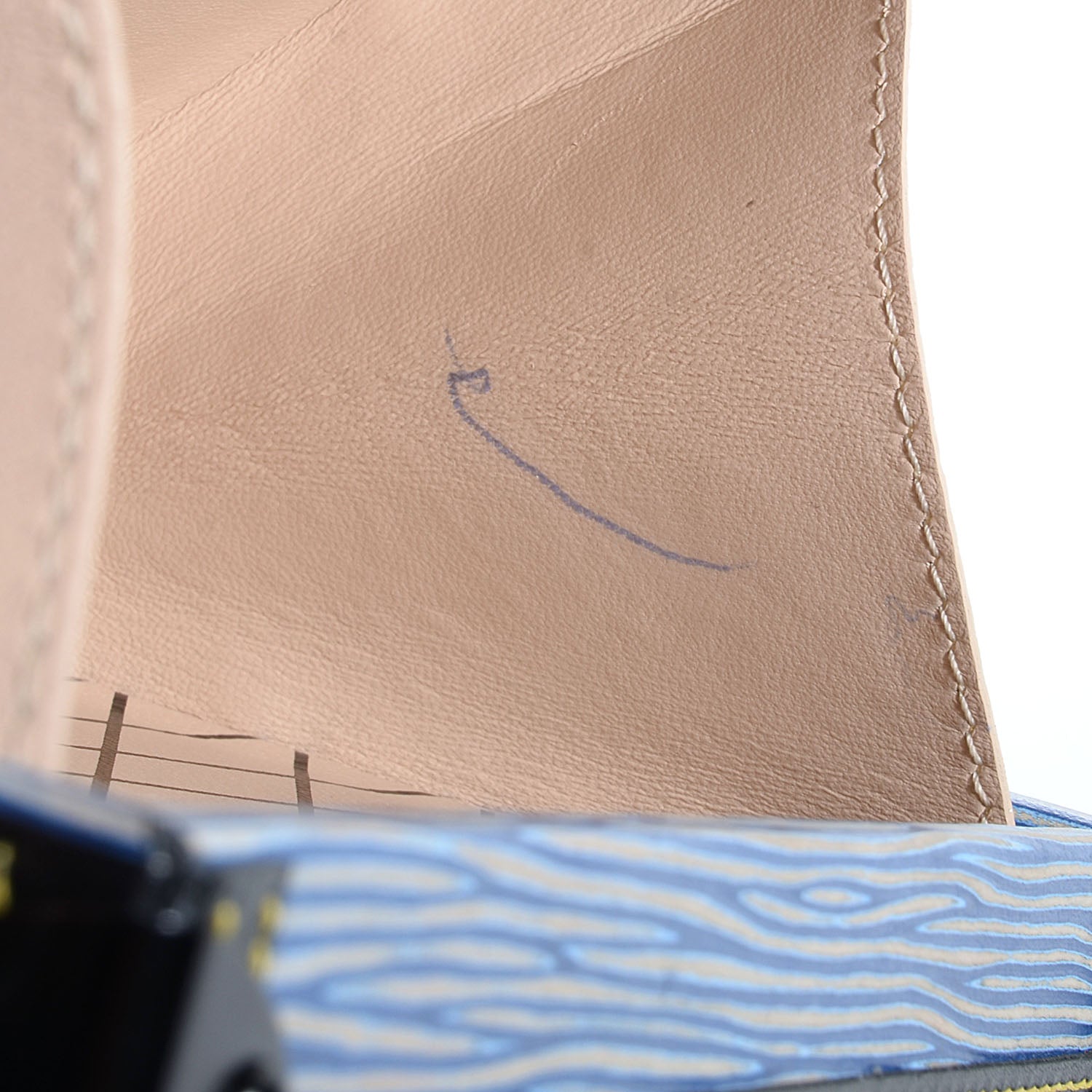 Louis Vuitton Epi Petite Malle Denim Light 9 of 9