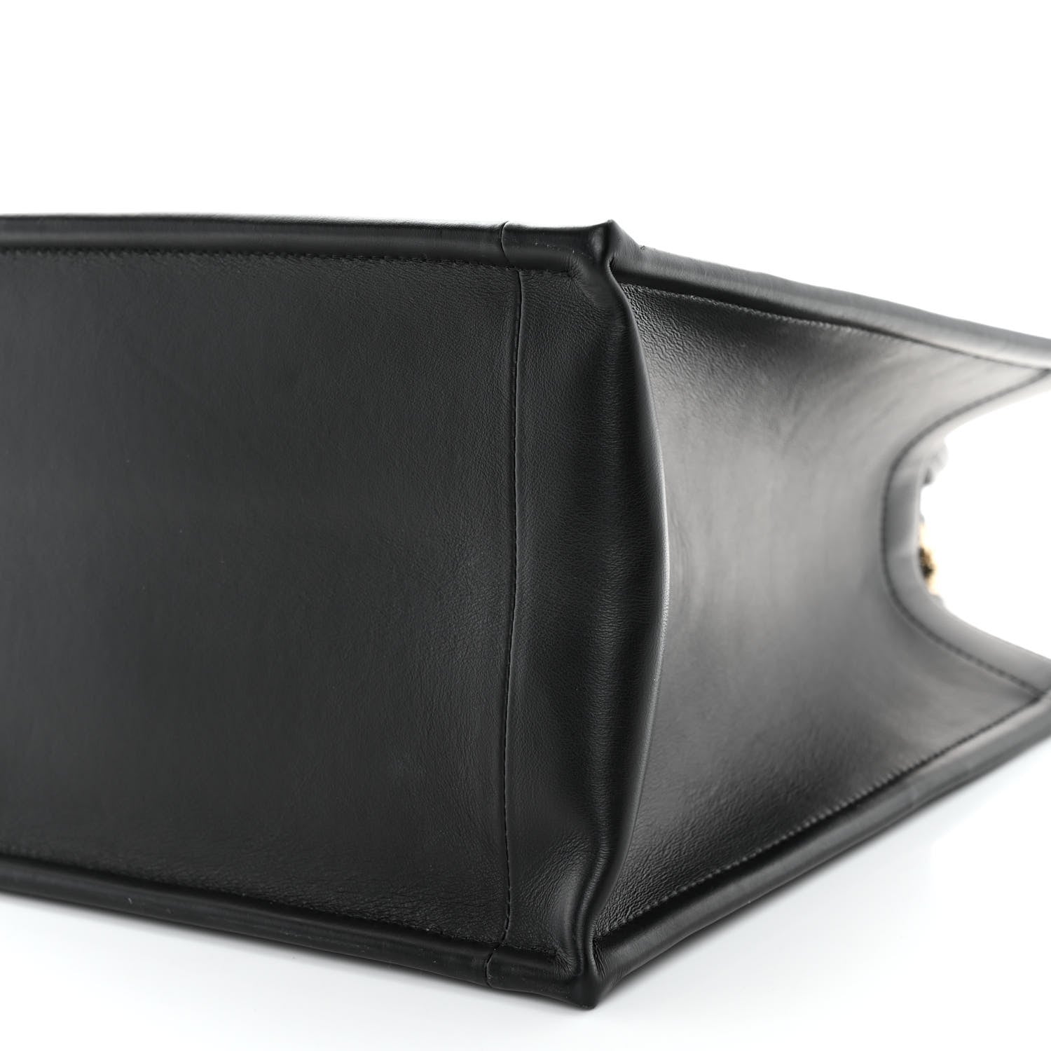 Christian Dior Calfskin Macro Cannage Medium Book Tote Black 9 of 10