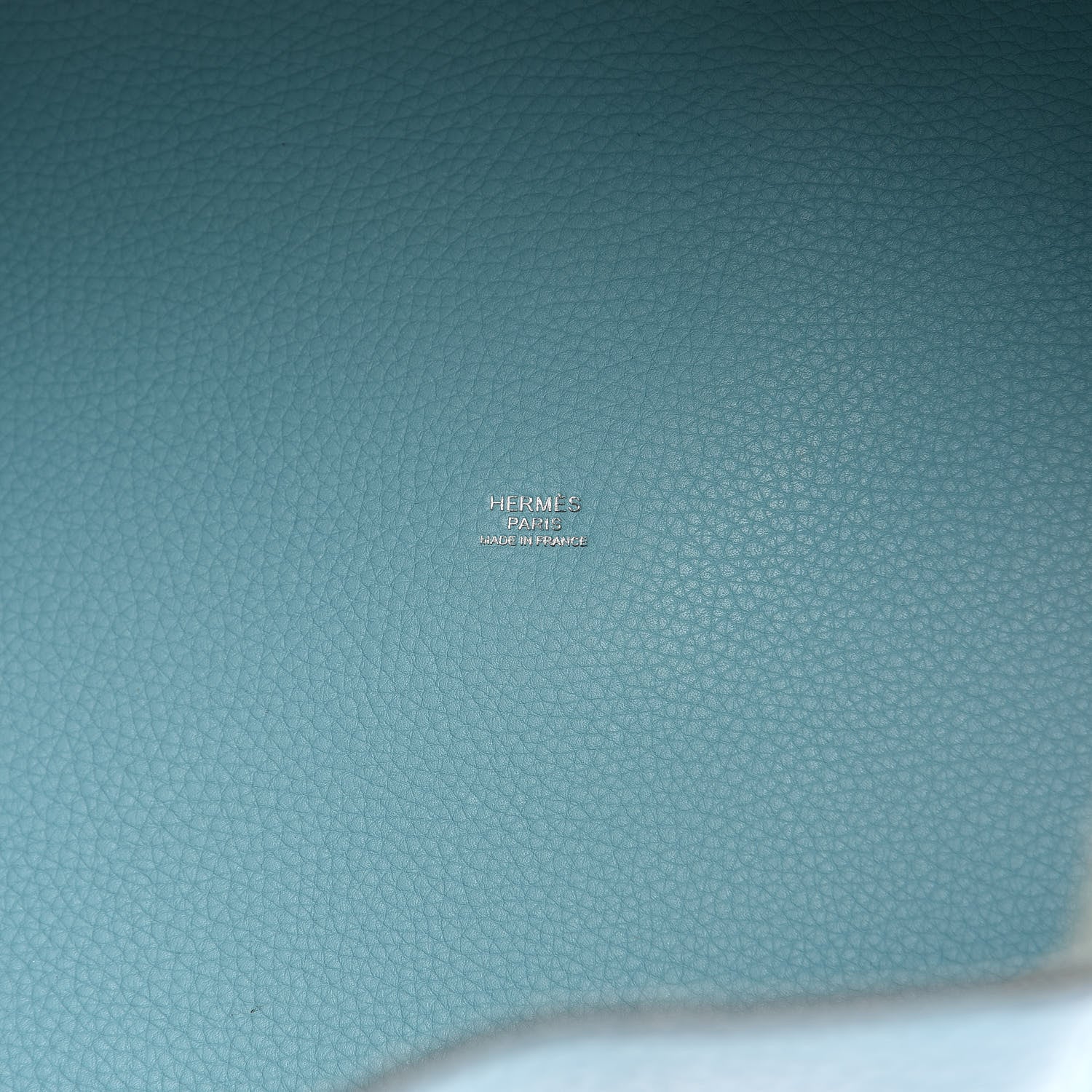 Hermes Taurillon Clemence Picotin 26 GM Bleu Atoll 6 of 11