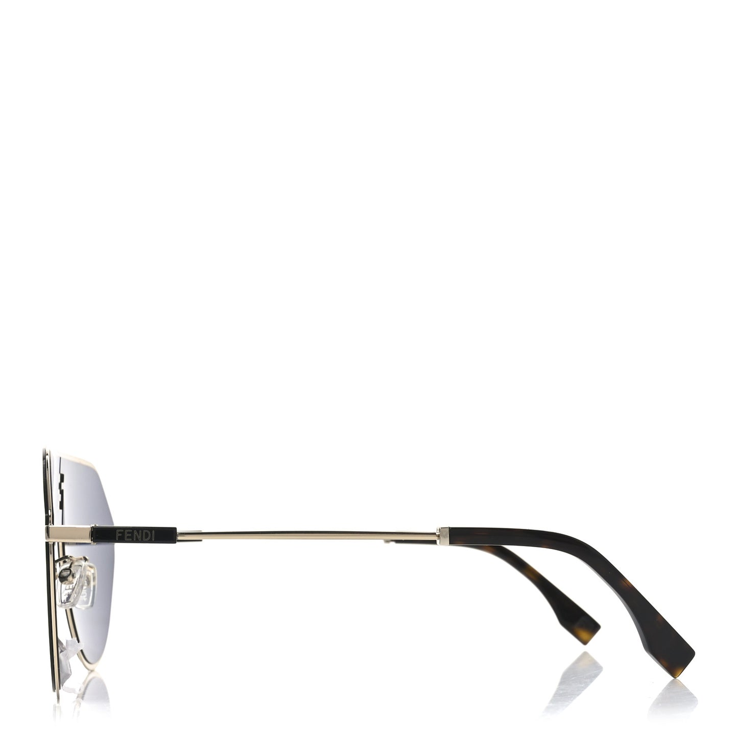 Metal Aviator Sunglasses FE40080U Gold