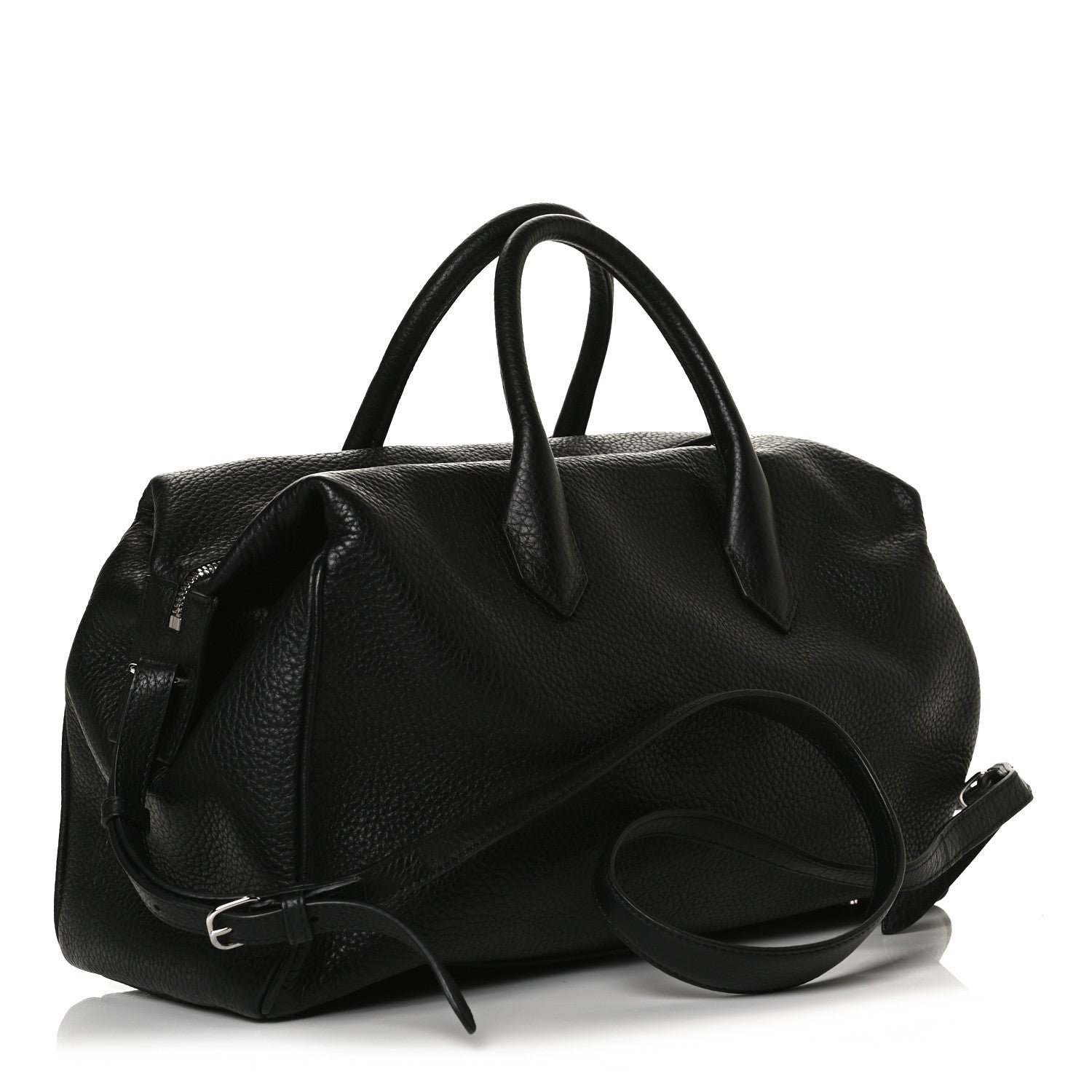 Balenciaga Veau Gros Grain Infanta Duffel Bag Black 2 of 13