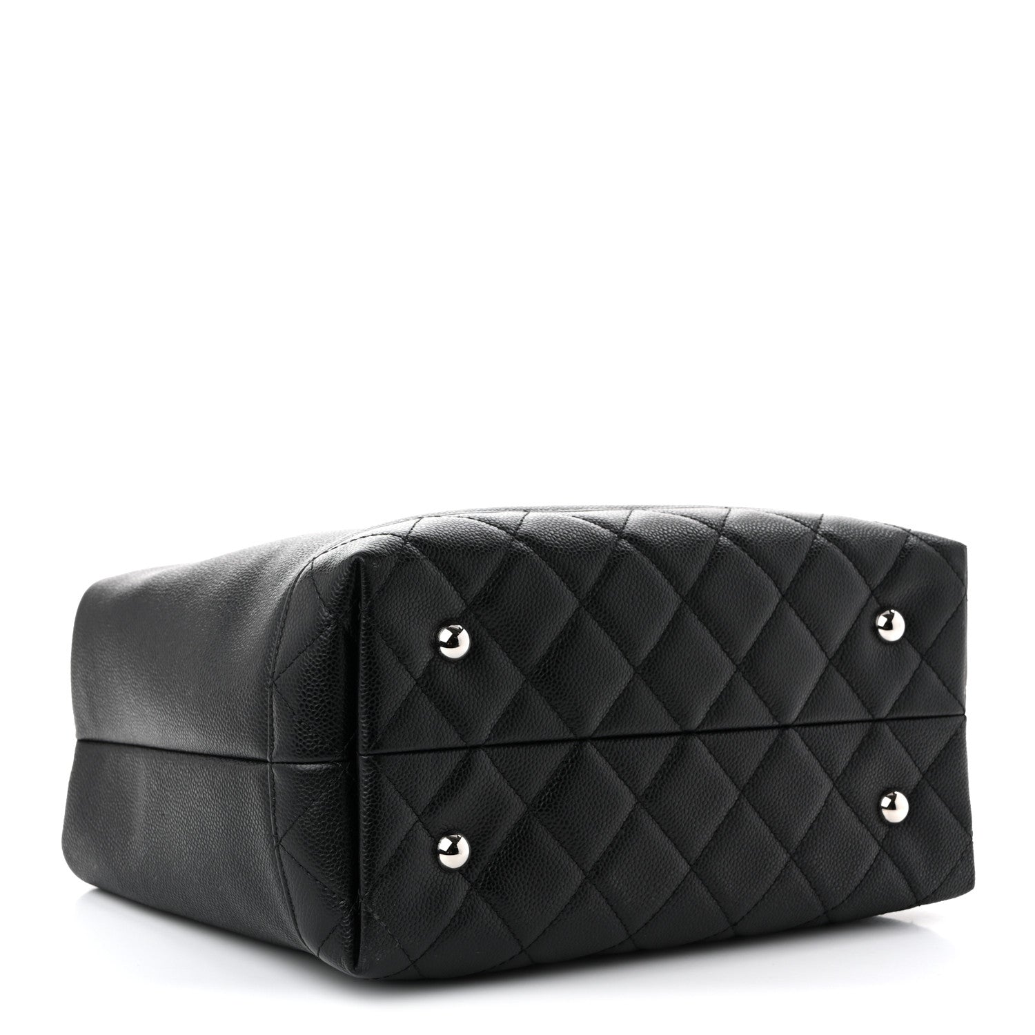 Chanel Soft Caviar CC Medium Top Handle Tote Black 4 of 10