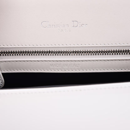 Christian Dior Patent Micro-Cannage Small Diorama Flap Bag White 9 of 11
