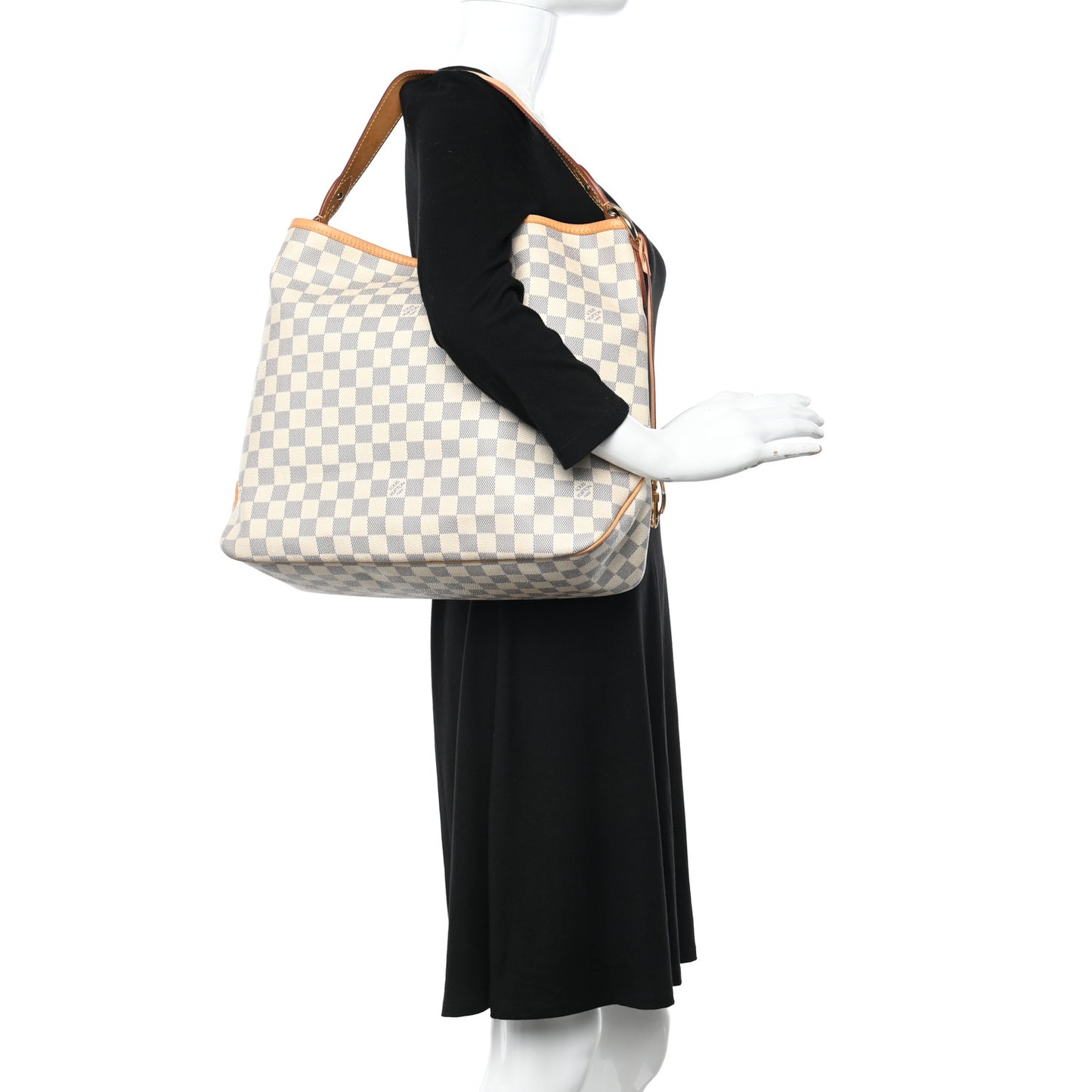 Damier Azur Delightful MM Rose Ballerine