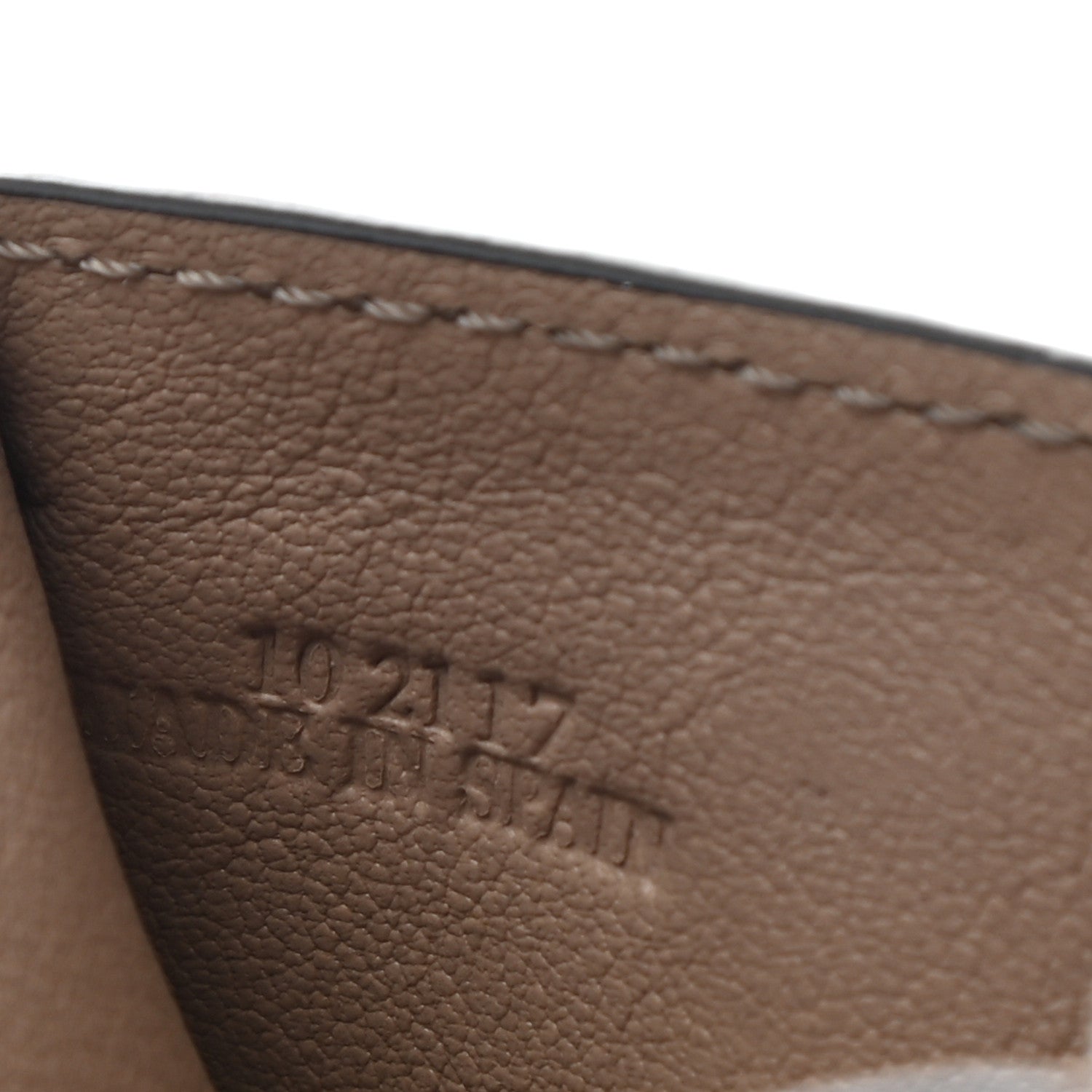 Loewe Soft Grained Calfskin Anagram Card Holder Sand 7 of 8
