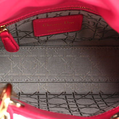 Christian Dior CHRISTIAN DIOR Lambskin Cannage Mini Lady Dior Fuchsia 5 of 17