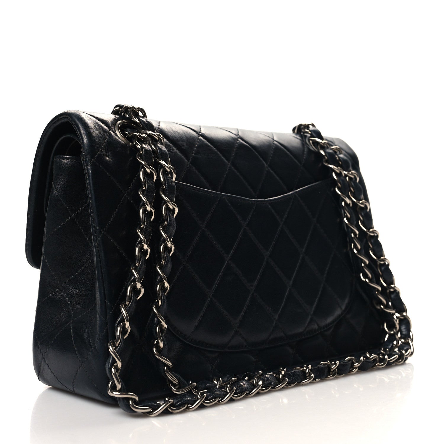Chanel Lambskin Quilted Small Double Flap Black 3 of 11