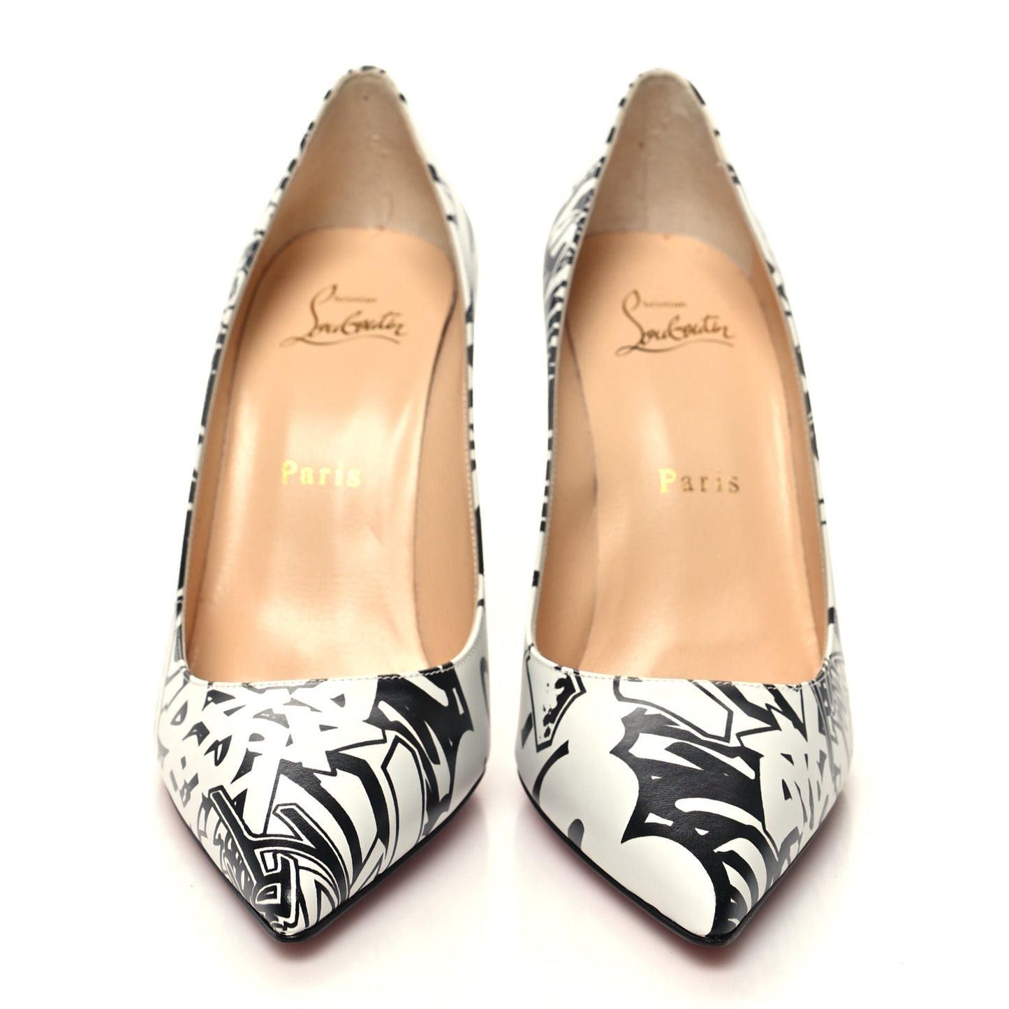 Calfskin WallGraf So Kate 120 Pumps 37 Black White