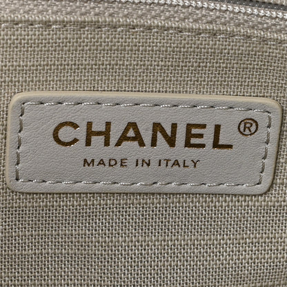 Chanel Mixed Fibers Calfskin Small Deauville Tote Black 8 of 11