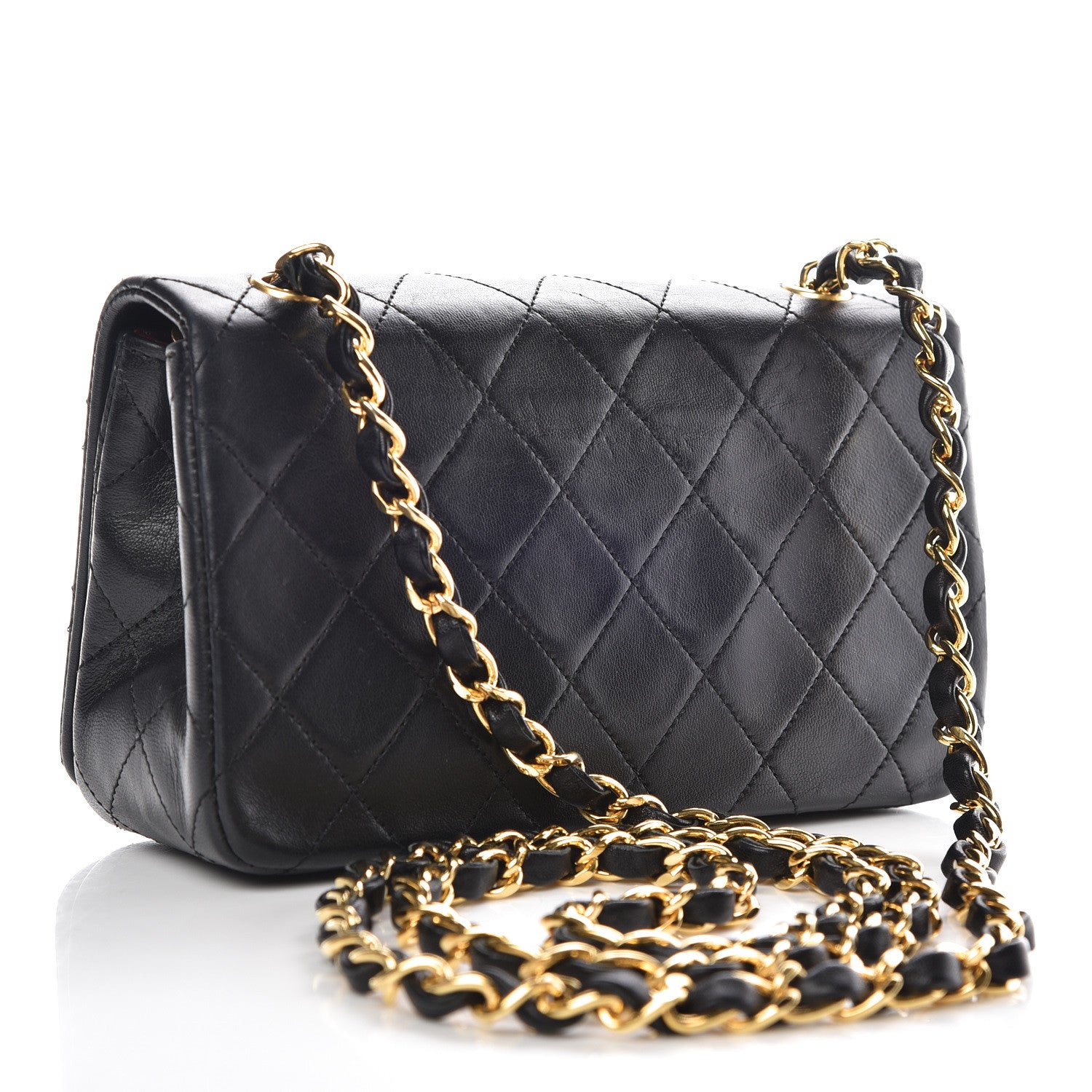 Chanel Lambskin Quilted Mini Flap Black 3 of 10