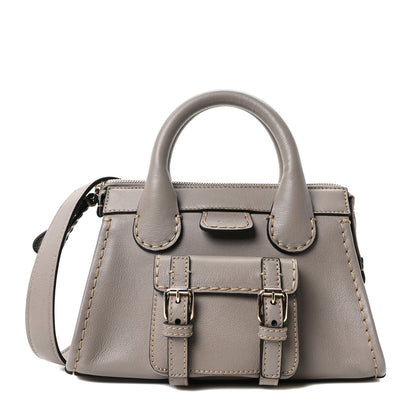 Chloe Buffalo Mini Edith Bag Cashmere Grey 1 of 10