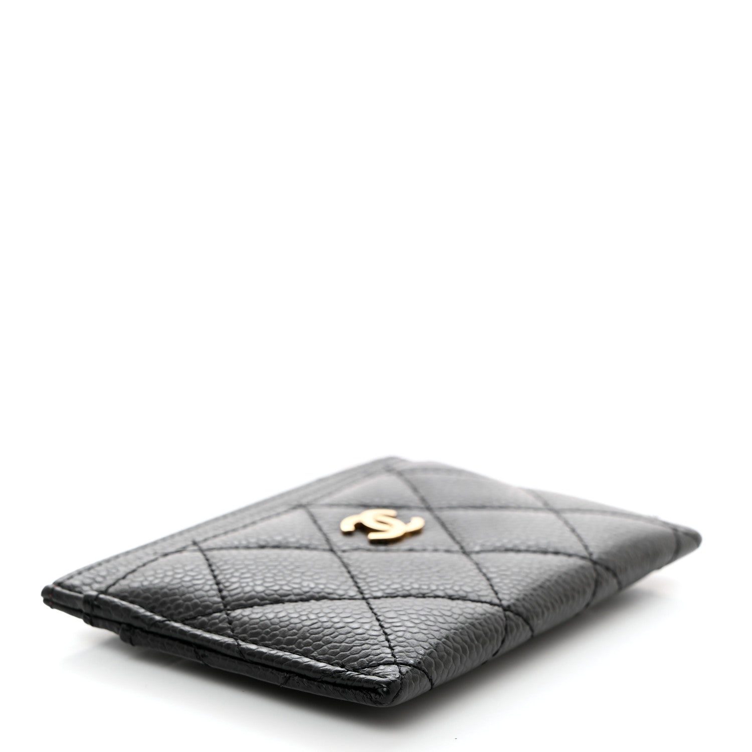 Chanel Caviar Quilted Card Holder Black 4 of 9