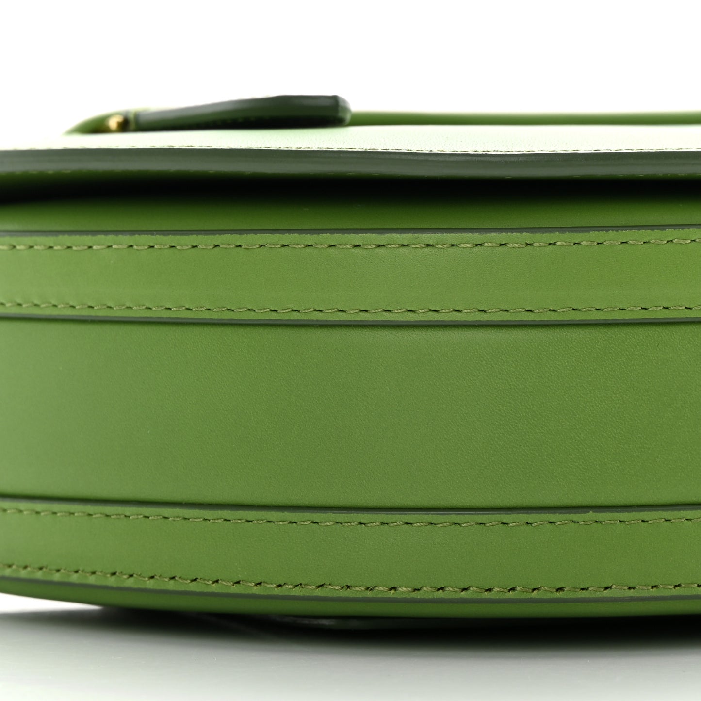 Calfskin Small Olympia Shoulder Bag Green