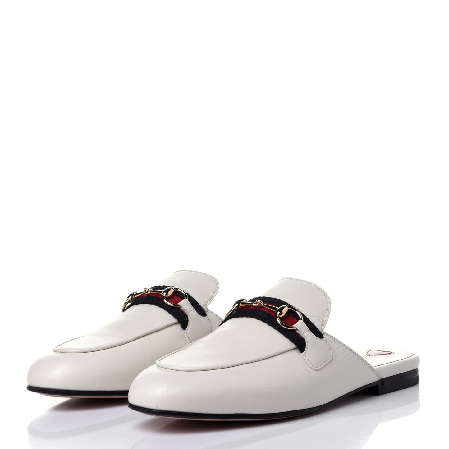 Malaga Kid Web Womens Princetown Slippers 38.5 Mystic White