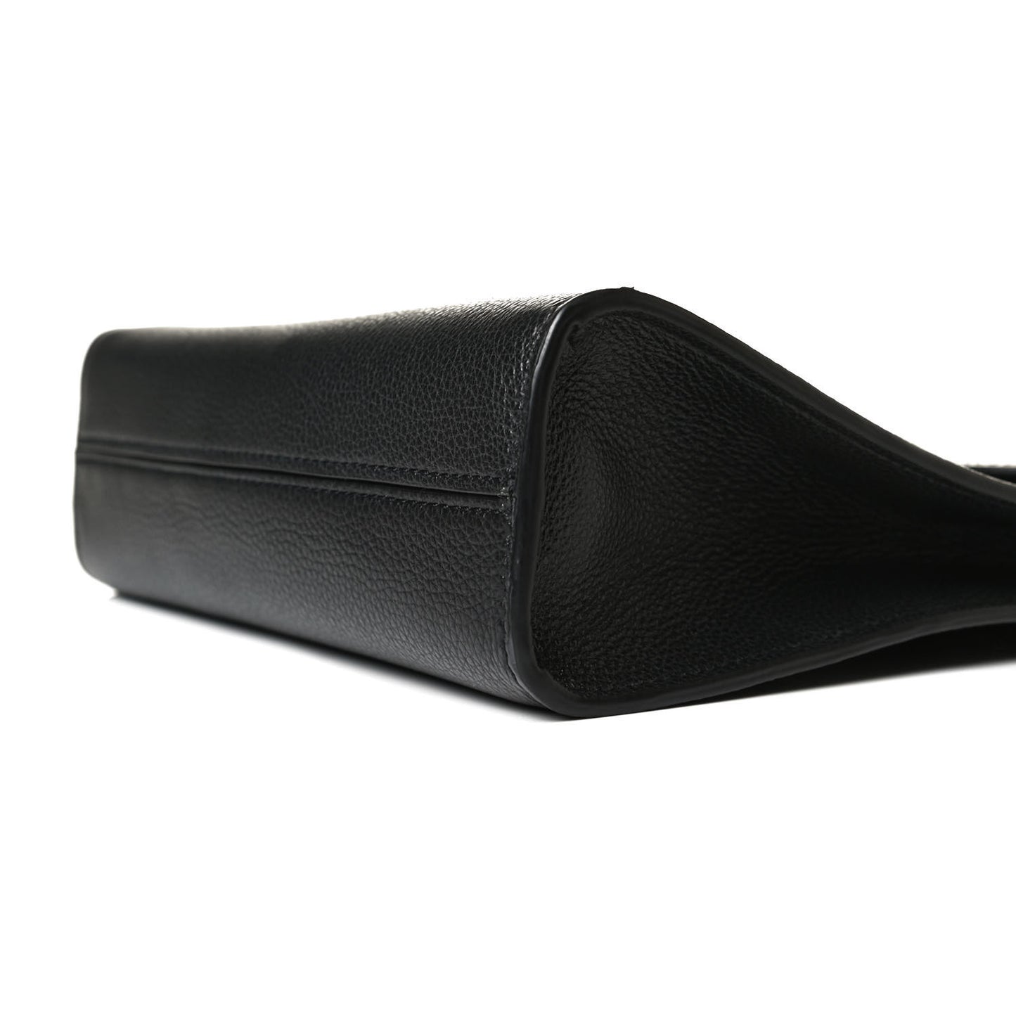 Natural Grain Calfskin Antony Messenger Crossbody Black