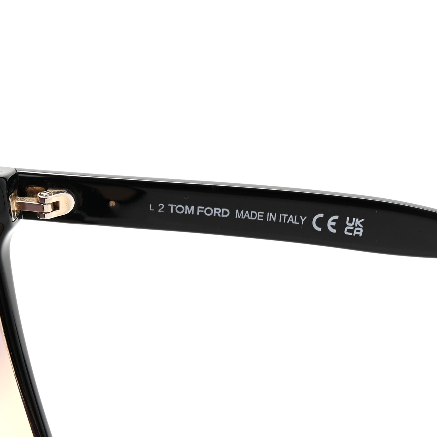 Acetate Sabrina Square Sunglasses TF764 Black