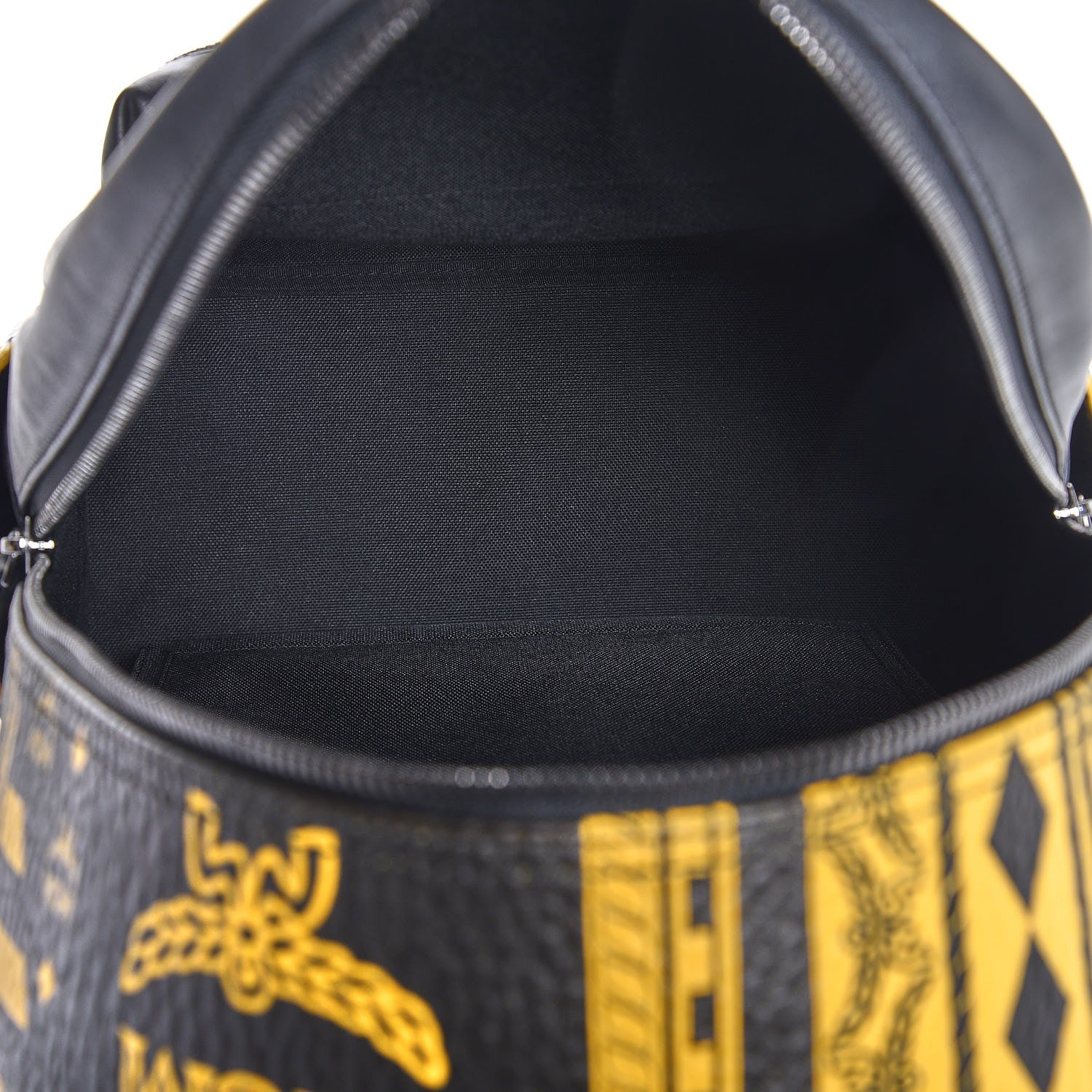 MCM Visetos Baroque Print Medium Stark Backpack Black Sahara 7 of 27