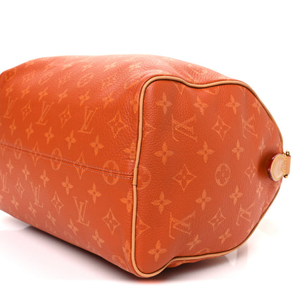 Louis Vuitton Calfskin Monogram Speedy P9 Bandouliere 30 Ocre 10 of 10