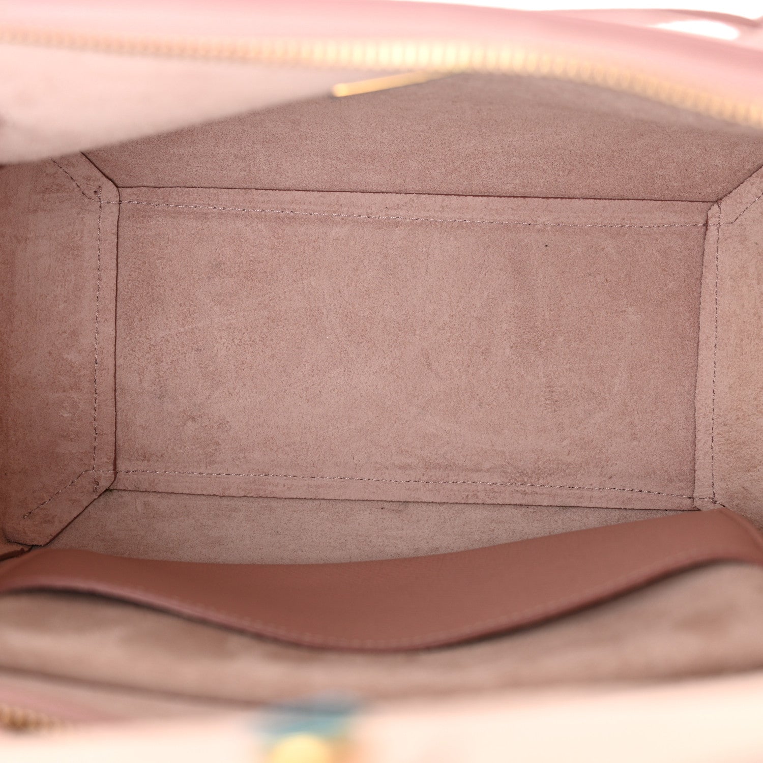 Celine Grained Calfskin Micro Belt Bag Vintage Pink 5 of 10